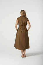 Load image into Gallery viewer, Goondiwindi - Sleeveless Shirt Dress - Otter