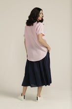 Load image into Gallery viewer, Goondiwindi - Cuffed Short Sleeve Linen Shirt - Candy