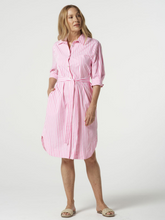 Load image into Gallery viewer, Goondiwindi - Jasper Stripe Dress - Pink Cosmos