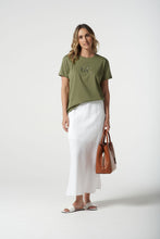 Load image into Gallery viewer, Goondiwindi - Side Split Skirt - White