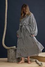 Load image into Gallery viewer, Holiday Trading & Co - Marla Dress - Navy White Stripe