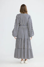 Load image into Gallery viewer, Holiday Trading & Co - Marla Dress - Navy White Stripe