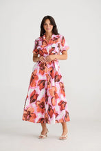 Load image into Gallery viewer, Holiday Trading & Co - Rossellini Short Sleeve Dress - Azalea
