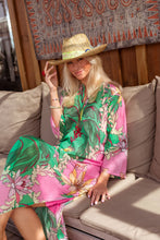 Load image into Gallery viewer, Place Du Soleil - Birds Long Dress