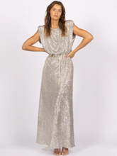 Load image into Gallery viewer, Joey The Label - Venus Sequin Dress - Silver