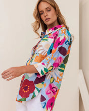 Load image into Gallery viewer, Kaleido - Linen Shirt - Bloom Burst