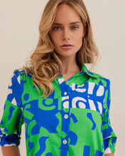 Load image into Gallery viewer, Kaleido - Button Dress - Puzzle Print