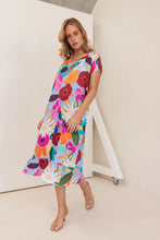 Load image into Gallery viewer, Kaleido - Short Sleeve Dress - Bloom Burst