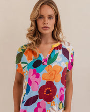 Load image into Gallery viewer, Kaleido - Short Sleeve Dress - Bloom Burst