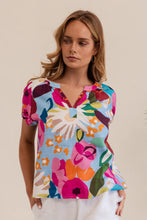 Load image into Gallery viewer, Kaleido - Short Sleeve Bloom Burst Top