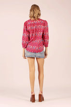 Load image into Gallery viewer, Lola - Jane Hindi Raspberry Shirt