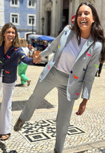 Load image into Gallery viewer, Vilagallo - Hannah Embroidered Stripe Jacket