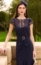 Load image into Gallery viewer, Sacha Drake - Affair of Honour Dress - Navy Lace