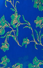 Load image into Gallery viewer, Sacha Drake - Water Lily Wrap Dress - Cobalt Jade Floral