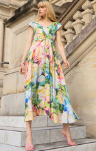 Load image into Gallery viewer, Sacha Drake - Dahlia Midi Dress - Watercolour Floral