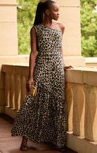 Load image into Gallery viewer, Sacha Drake - Daria Maxi Dress - Black Ivory Gold