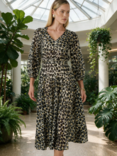 Load image into Gallery viewer, Sacha Drake - Hastings Dress - Black Ivory Gold