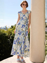 Load image into Gallery viewer, Sacha Drake - Mariette Wrap Dress - Blue Iris