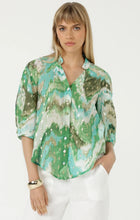 Load image into Gallery viewer, Sacha Drake - Meganisi Blouse - Green Turquoise
