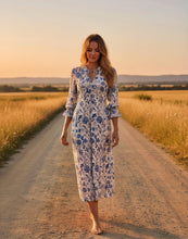 Load image into Gallery viewer, Ladli - Cornflower Helene Dress