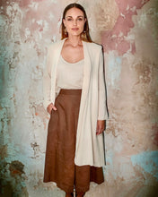 Load image into Gallery viewer, Ladli - Midi Ivy Skirt - Natural Linen