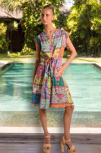 Load image into Gallery viewer, Lola - Hibiscus Daisy Boo Mini Dress