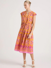 Load image into Gallery viewer, Lola - Daisy Boo Midi Dress - Marg Saffron