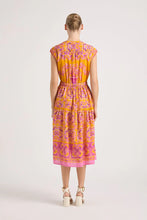 Load image into Gallery viewer, Lola - Daisy Boo Midi Dress - Marg Saffron