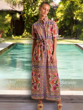 Load image into Gallery viewer, Lola - July Cotton Maxi Dress - Nymph White