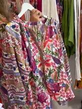 Load image into Gallery viewer, Lola - Twenty Hibiscus Silk Shirt