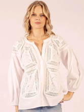 Load image into Gallery viewer, Lola - Twenty Insert Blouse - White