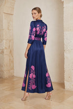 Load image into Gallery viewer, Lola - Mary Veronika Dress - Navy/Pink