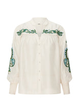 Load image into Gallery viewer, MOS - Porto Embroidery Blouse - Ecru