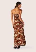 Load image into Gallery viewer, MOS - Deia Print Strapless Dress
