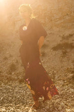 Load image into Gallery viewer, Mos Mosh - Wandi Flowwi Dress - Black