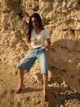 Load image into Gallery viewer, Mos Mosh - Tonia O-SS Glam Tee - Ecru