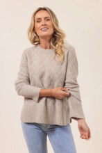 Load image into Gallery viewer, See Saw - Lattice Knit Sweater