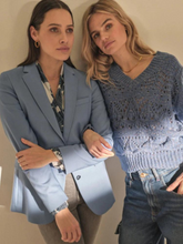 Load image into Gallery viewer, Mos Mosh - Livia V-Neck Knit - Quiet Harbor