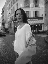 Load image into Gallery viewer, Mos Mosh - Bine LS V-Neck Knit - Ecru