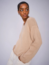 Load image into Gallery viewer, Mos Mosh - Bine LS V-Neck Knit - Sesame