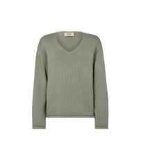 Load image into Gallery viewer, Mos Mosh - Bine LS V-Neck Knit - Shadow