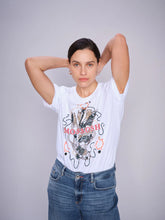 Load image into Gallery viewer, Mos Mosh - Hallin O-SS Deco Tee - White