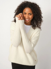 Load image into Gallery viewer, Mos Mosh - Thora V-Neck Knit - Ecru