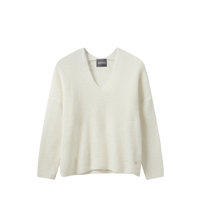 Load image into Gallery viewer, Mos Mosh - Thora V-Neck Knit - Ecru