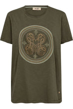 Load image into Gallery viewer, Mos Mosh - Zano O-SS Embroidery Tee - Sea Turtle