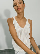 Load image into Gallery viewer, Mos Mosh - Cressida Melange Knit Top - Ecru