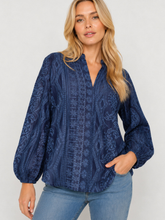 Load image into Gallery viewer, Mos Mosh - Gata Blouse - Crown Blue