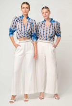 Load image into Gallery viewer, Once Was - Oleander Placement Blouse - Marrakech Topaz