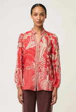 Load image into Gallery viewer, Once Was - Audrey Blouse - Crimson Palms