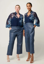 Load image into Gallery viewer, Once Was - Colette Viscose Chiffon Blouse - Moonlit Batik